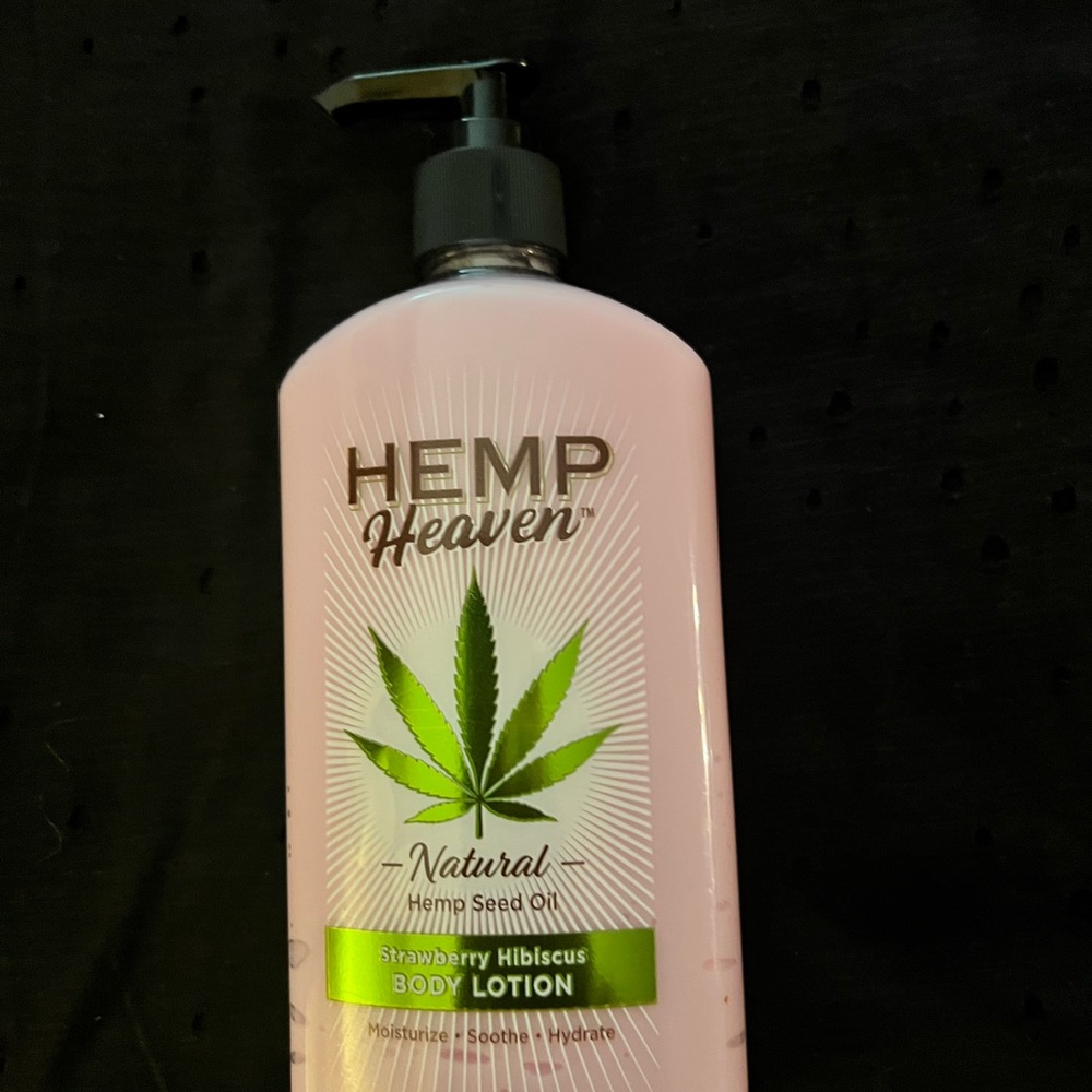 NOT FOR SALE 
HEMP HEAVEN BODY LOTION